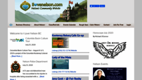 What Ilovenelson.com website looked like in 2020 (3 years ago)
