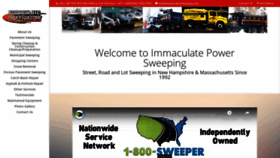 What Immaculatesweeping.com website looked like in 2020 (3 years ago)
