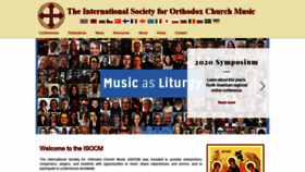 What Isocm.com website looked like in 2020 (5 years ago)