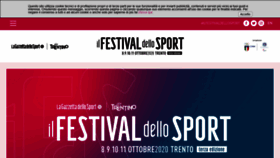 What Ilfestivaldellosport.it website looked like in 2020 (3 years ago)