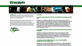 What Intralytix.com website looked like in 2020 (3 years ago)