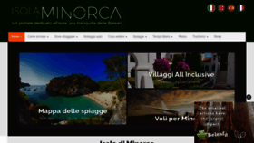 What Isoladiminorca.com website looked like in 2020 (3 years ago)