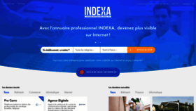 What Indexa.fr website looked like in 2020 (3 years ago)