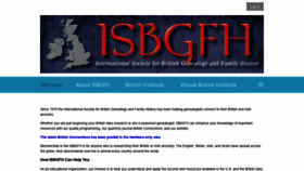 What Isbgfh.org website looked like in 2020 (3 years ago)