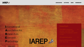 What Iarep.org website looked like in 2020 (3 years ago)