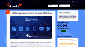 What Ikoula-blog.com website looked like in 2020 (3 years ago)