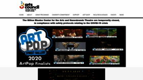 What Intothearts.org website looked like in 2020 (3 years ago)