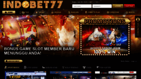 What Indobet77.site website looked like in 2020 (3 years ago)
