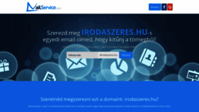 What Irodaszeres.hu website looked like in 2020 (3 years ago)