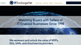 What Itexchangenet.com website looked like in 2020 (3 years ago)