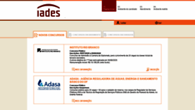 What Iades.com.br website looked like in 2020 (3 years ago)