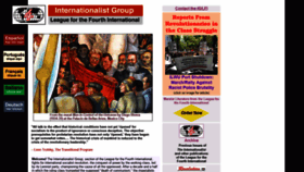 What Internationalist.org website looked like in 2020 (3 years ago)