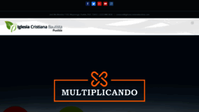 What Iglesiacristianabautista.com website looked like in 2020 (3 years ago)