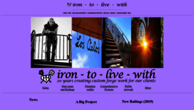 What Iron-to-live-with.com website looked like in 2020 (3 years ago)