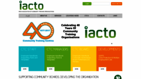What Iacto.ie website looked like in 2020 (3 years ago)
