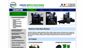 What Indianbrickmachines.com website looked like in 2020 (3 years ago)