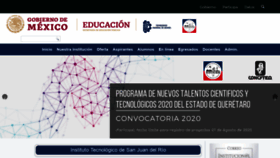 What Itsanjuan.edu.mx website looked like in 2020 (3 years ago)
