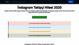 What Instahilecin.com website looked like in 2020 (3 years ago)
