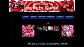 What Icepetsguide.com website looked like in 2020 (3 years ago)
