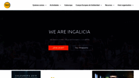 What Ingalicia.org website looked like in 2020 (3 years ago)