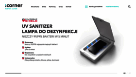 What Icorner.pl website looked like in 2020 (3 years ago)
