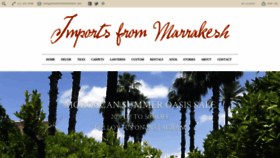What Importsfrommarrakesh.com website looked like in 2020 (3 years ago)
