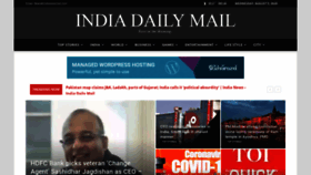 What Indiadailymail.com website looked like in 2020 (3 years ago)