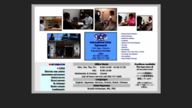 What Internationalclinic.org website looked like in 2020 (4 years ago)