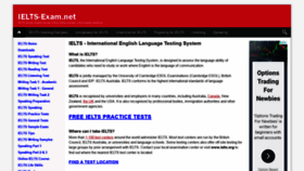 What Ielts-exam.net website looked like in 2020 (3 years ago)