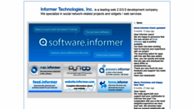 What Informer.com website looked like in 2020 (3 years ago)