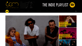 What Indiecentralmusic.com website looked like in 2020 (3 years ago)