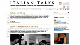 What Italiantalks.com website looked like in 2020 (3 years ago)