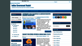 What Indiangovernmentnaukri.blogspot.com website looked like in 2020 (3 years ago)