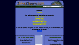 What Ilike2learn.com website looked like in 2020 (3 years ago)