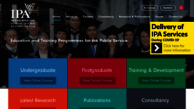 What Ipa.ie website looked like in 2020 (4 years ago)