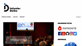What Inzynierdomu.pl website looked like in 2020 (3 years ago)