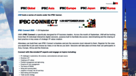 What Ipbusinesscongress.com website looked like in 2020 (3 years ago)
