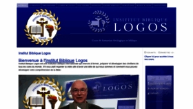 What Institutbibliquelogos.com website looked like in 2020 (3 years ago)