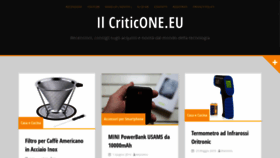 What Ilcriticone.eu website looked like in 2020 (3 years ago)