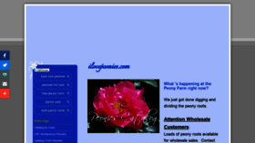 What Ilovepeonies.com website looked like in 2020 (3 years ago)