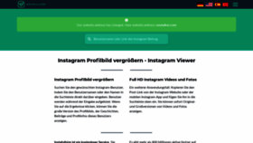What Instafullsize.com website looked like in 2020 (3 years ago)