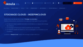 What Ikeepincloud.com website looked like in 2020 (3 years ago)