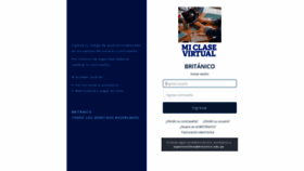 What Intranetx.britanico.edu.pe website looked like in 2020 (3 years ago)