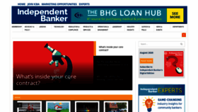 What Independentbanker.org website looked like in 2020 (3 years ago)