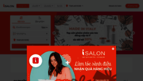 What Isalon.vn website looked like in 2020 (3 years ago)