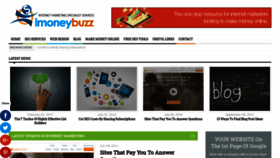 What Imoneybuzz.com website looked like in 2020 (3 years ago)