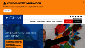 What Ichm.edu.au website looked like in 2020 (3 years ago)