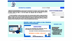 What Informaticamoderna.com website looked like in 2020 (3 years ago)