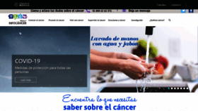 What Infocancer.org.mx website looked like in 2020 (3 years ago)