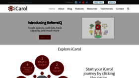 What Icarol.com website looked like in 2020 (3 years ago)